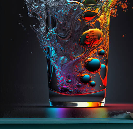 Splash Spectrum by Simon Knutson Digital Art
