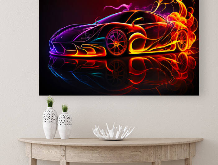 Neon Velocity by Simon Knutson Digital Art