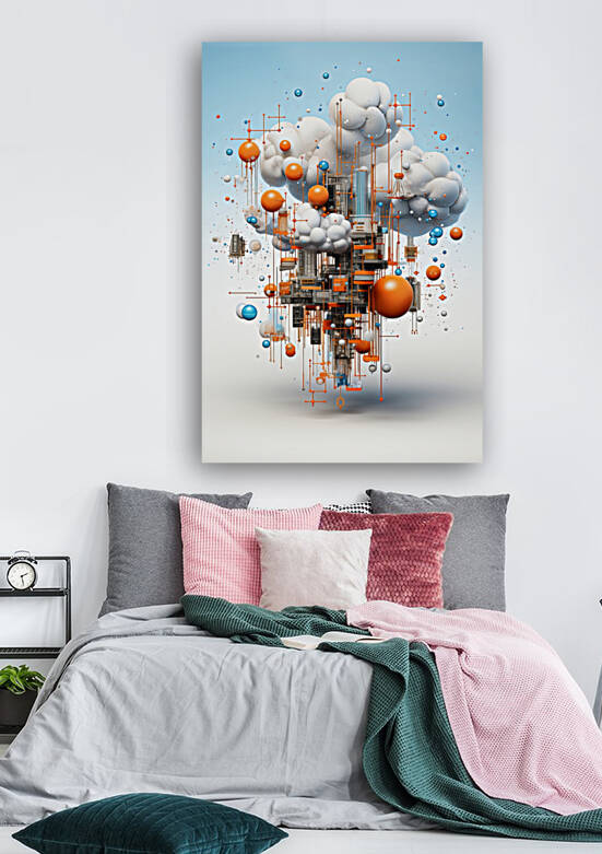 Cloud Construct by Simon Knutson Digital Art