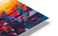 Fauvist Sunset Forest HD Metal print