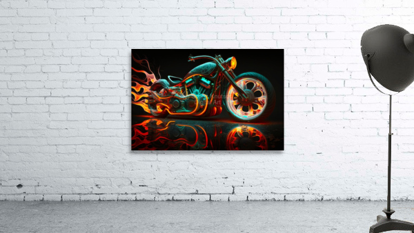 Chrome Blaze Wall Preview