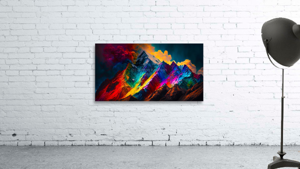 Chromatic Peaks Wall Preview
