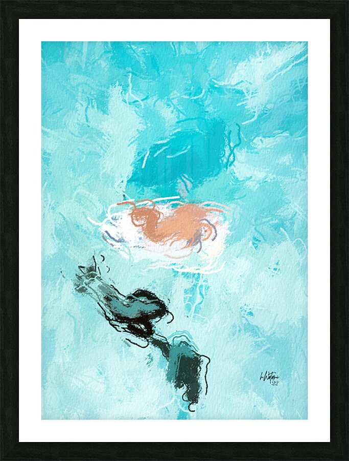 Veiled Depths Picture Frame print