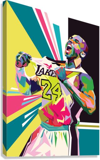 Kobe Bryant style wpap Canvas Print