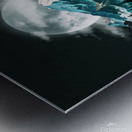 Floating Mountain Landscape with Waterfall Metal print