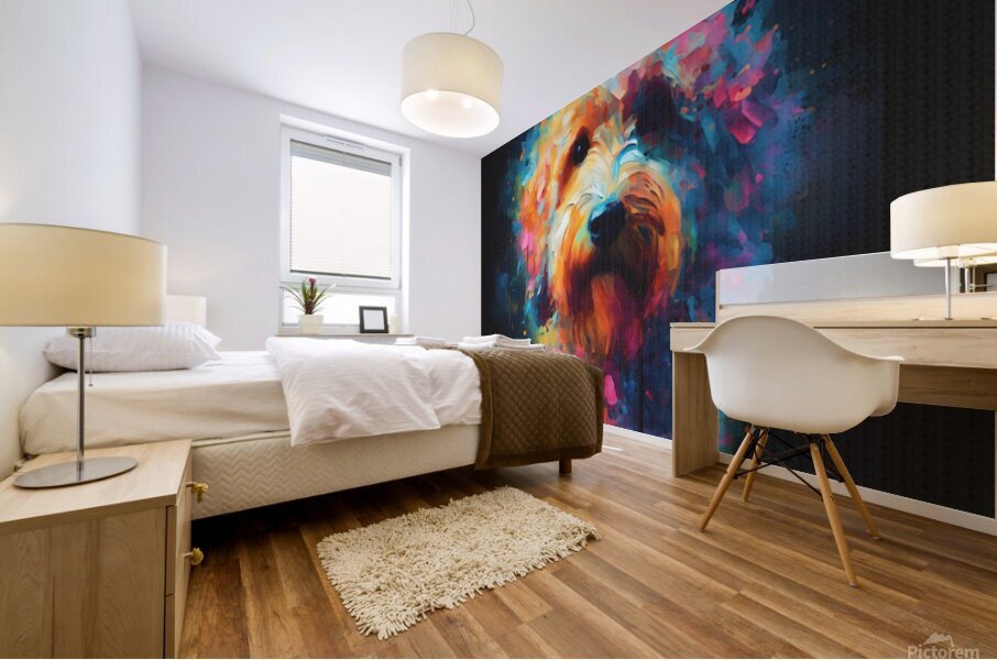 Goldendoodle Pet Mural print