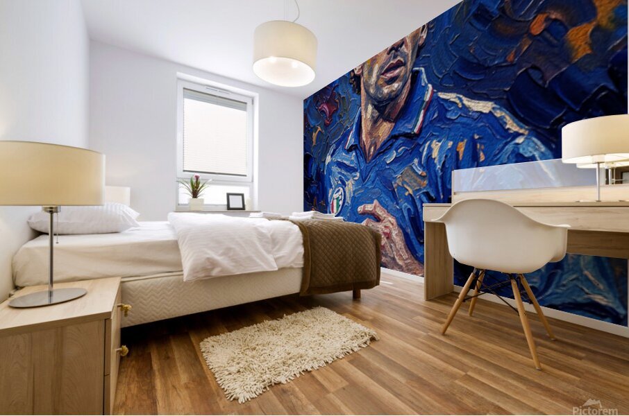 Franco Baresi Mural print