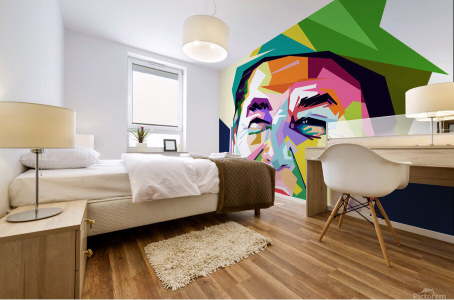 Ronald Reagan Mural print