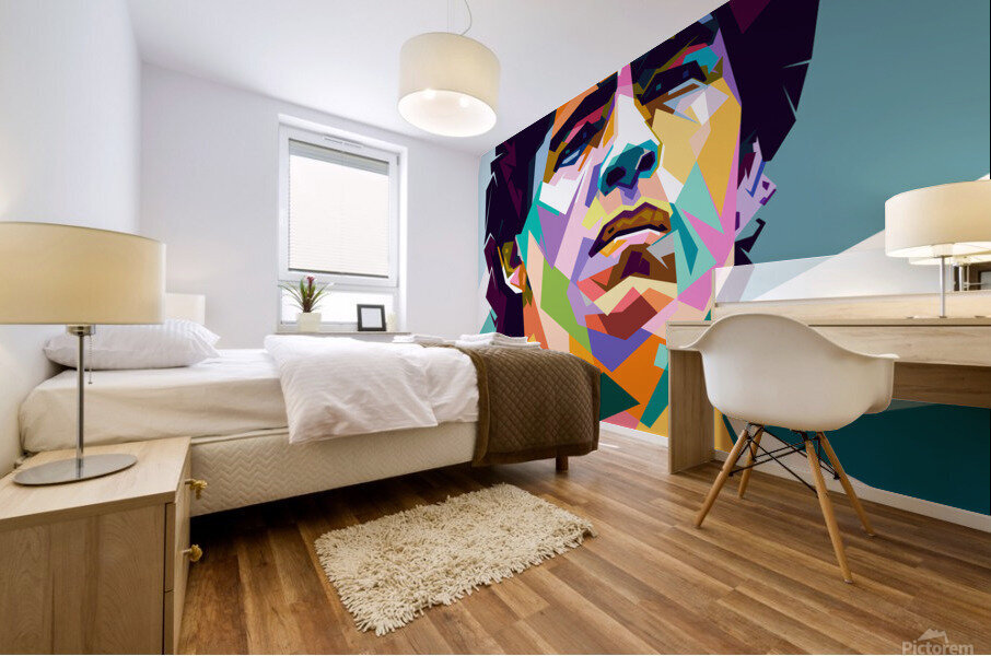 Diego Maradona Mural print