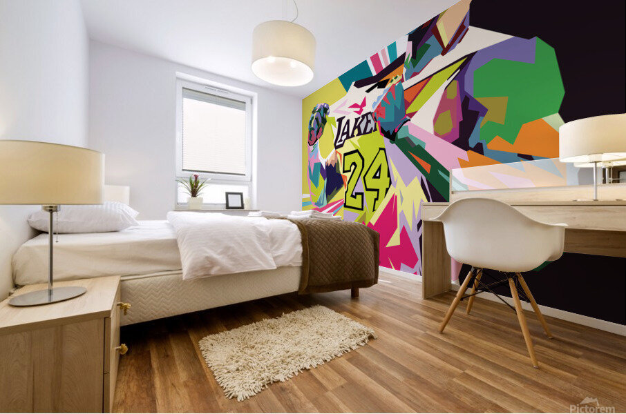 Kobe Bryant style wpap Mural print