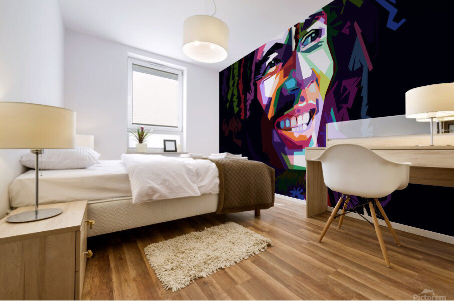 Bob Marley Mural print