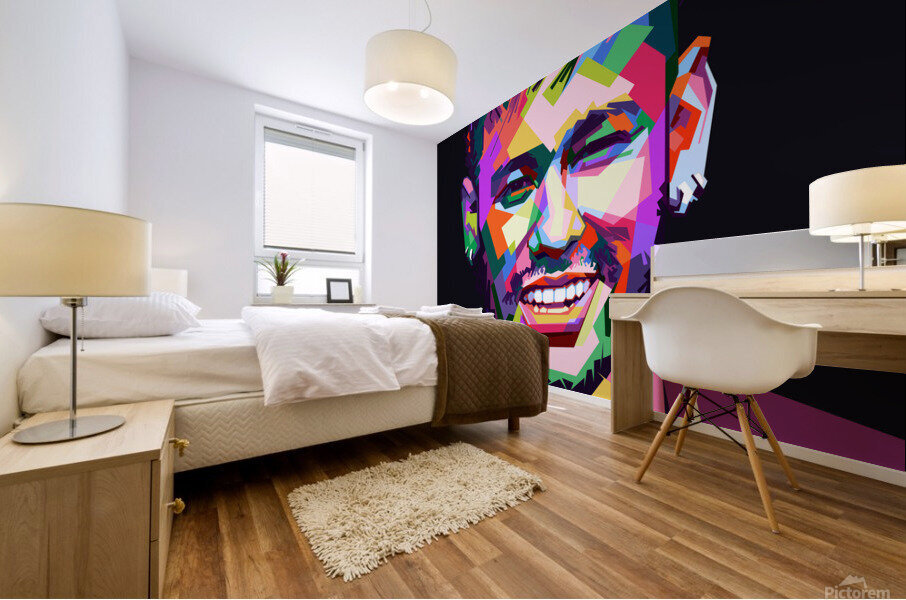 Neymar style wpap Mural print