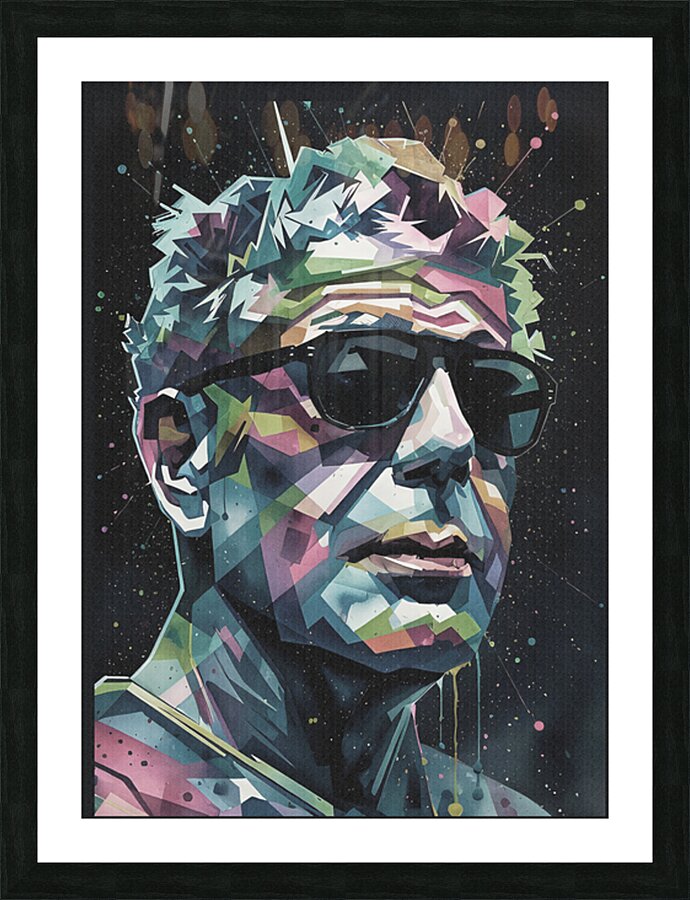 Anthony Bourdain Picture Frame print