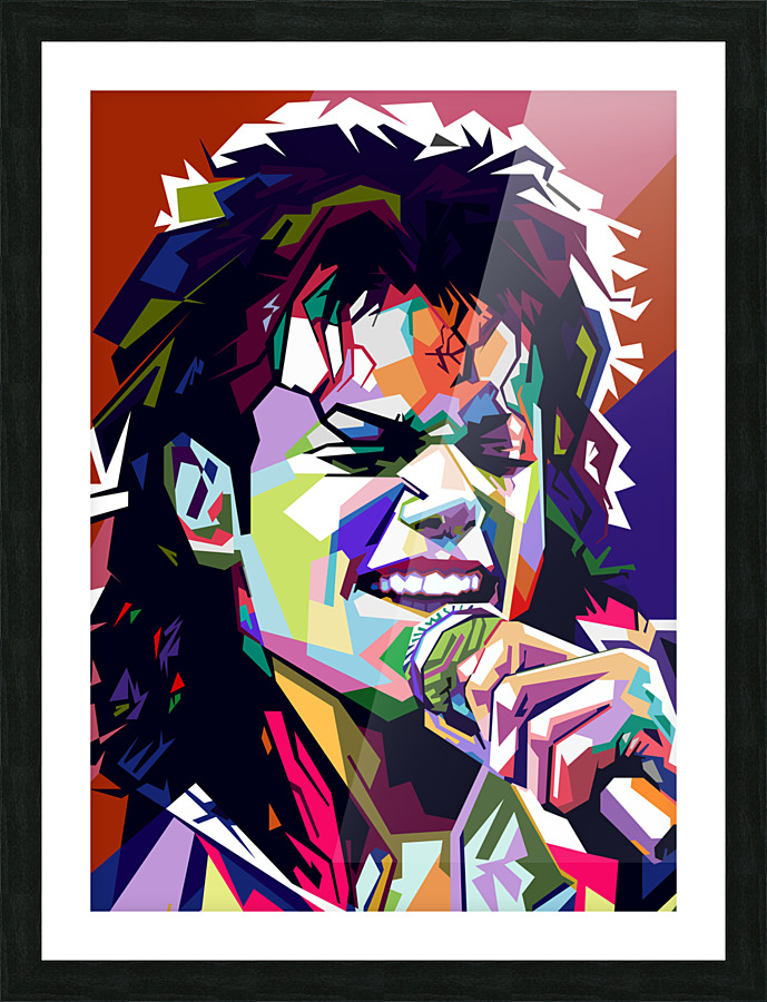 Michael Jackson style wpap Picture Frame print