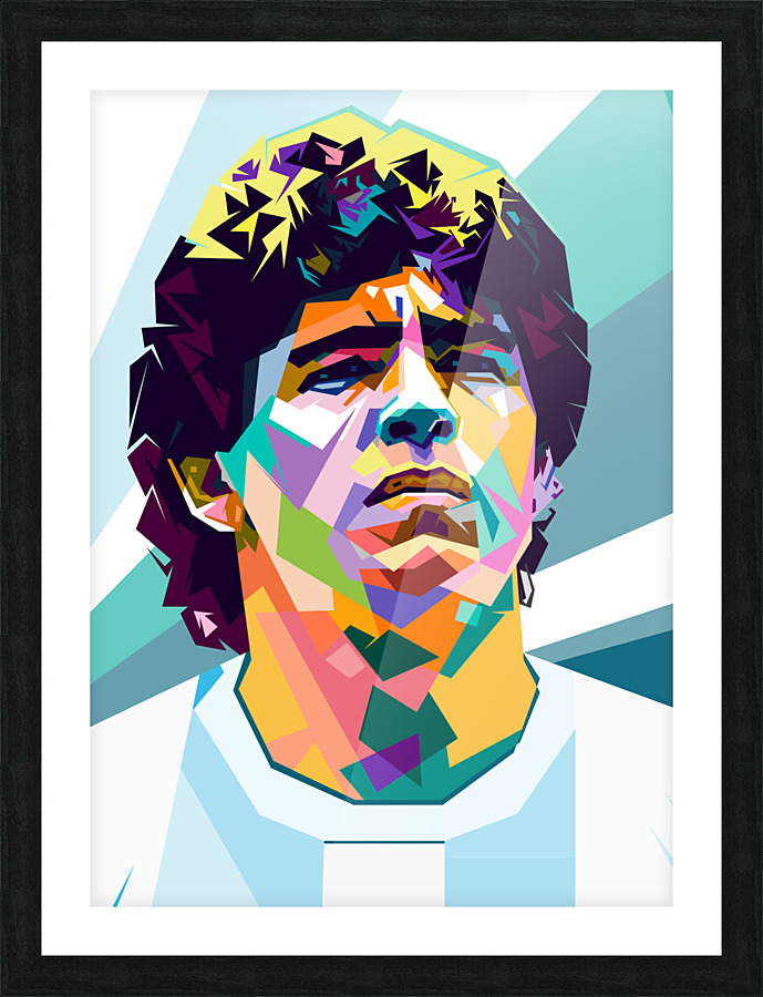 Diego Maradona Picture Frame print