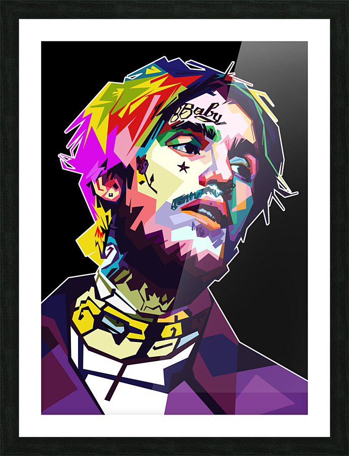 lil Peep Picture Frame print