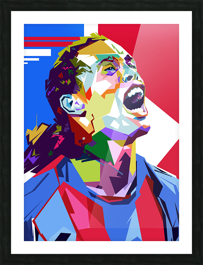 Ronaldinho Picture Frame print