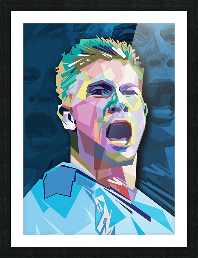 Kevin De Bruyne Picture Frame print