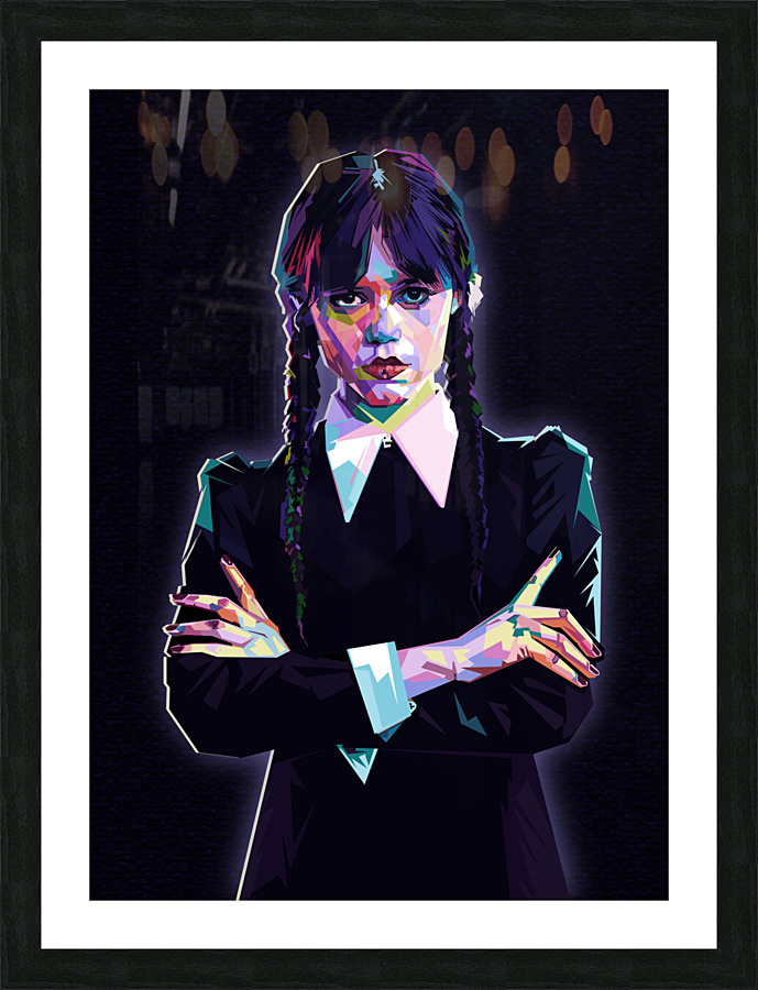 Wednesday Addams Picture Frame print