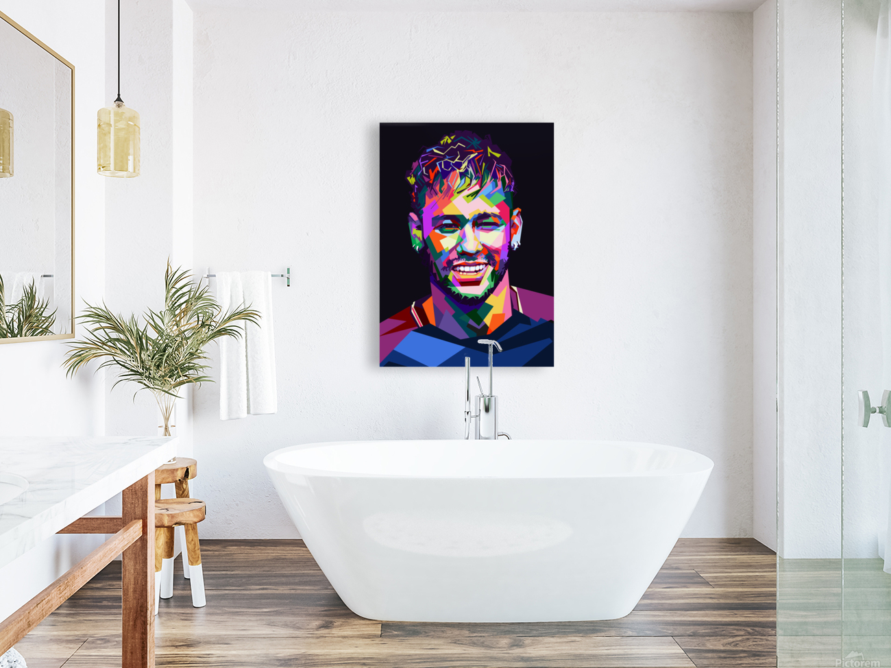 Neymar style wpap Reproduction