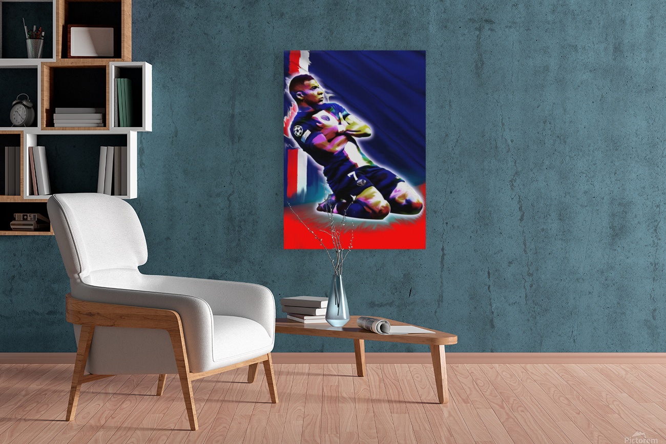 Mbappe Style pop art Reproduction