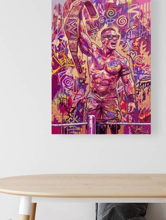 A Vibrant Tribute to John Cena by Lowo Ijo