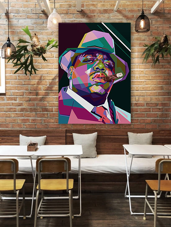 Notorious B.I.G. wpap pop art by Lowo Ijo