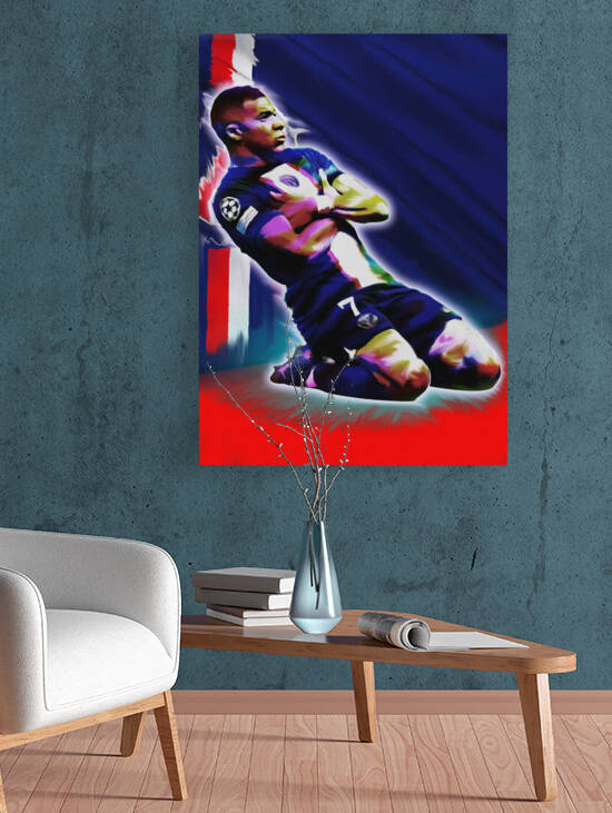 Mbappe Style pop art by Lowo Ijo