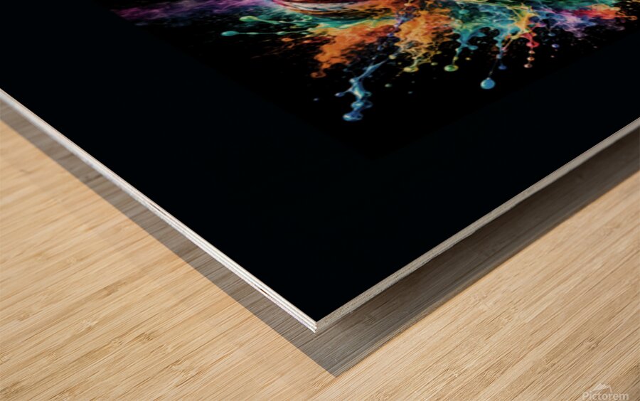 American Football Wood print