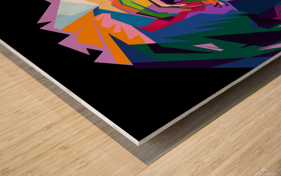 Albert Einstein Wood print
