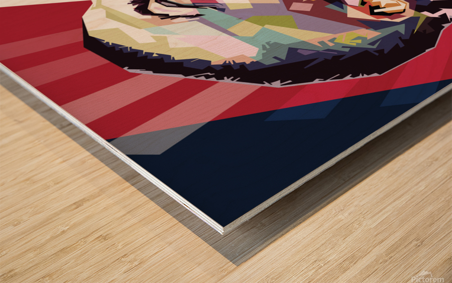 Kylian Mbappe Wood print