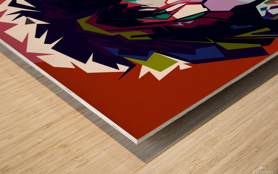 Michael Jackson Wood print