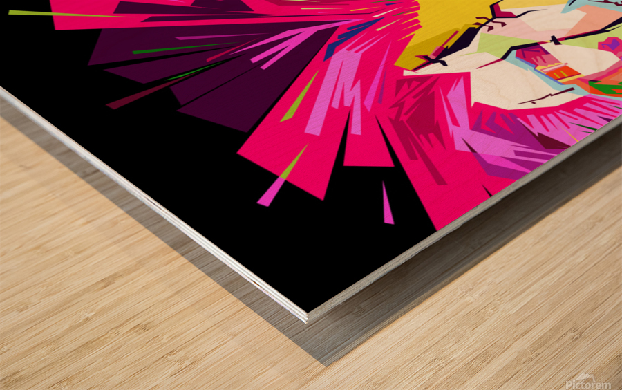 Chucky style wpap Wood print