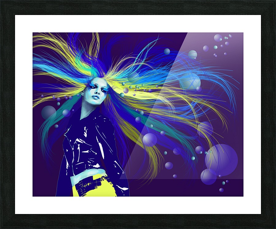 Night diva Picture Frame print