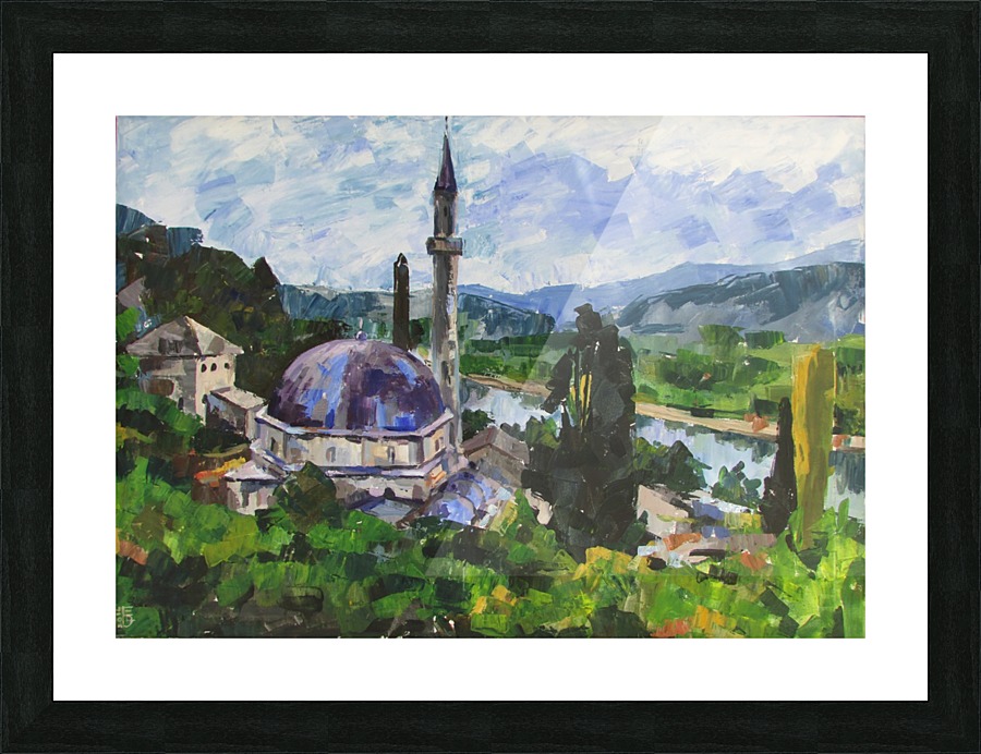 Old Mosque  Picture Frame print