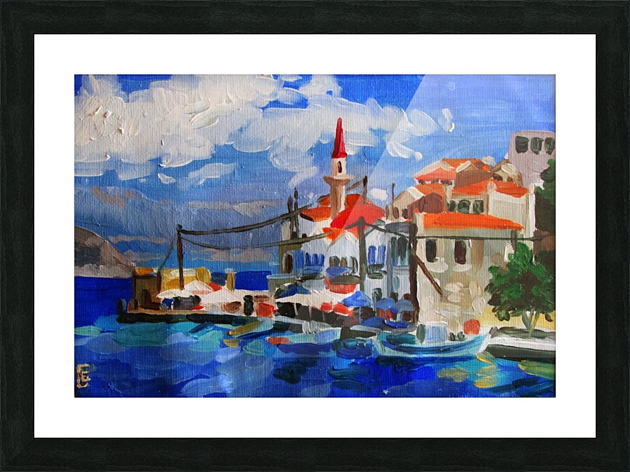 Greece  Picture Frame print