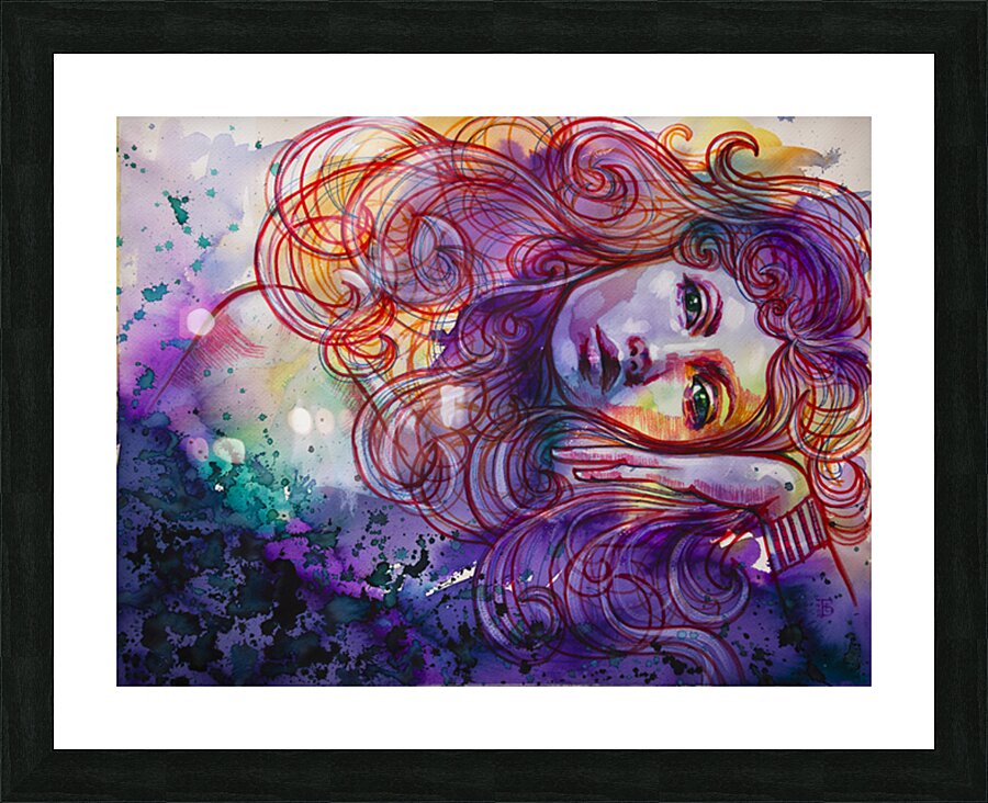 Purple dreams  Picture Frame print