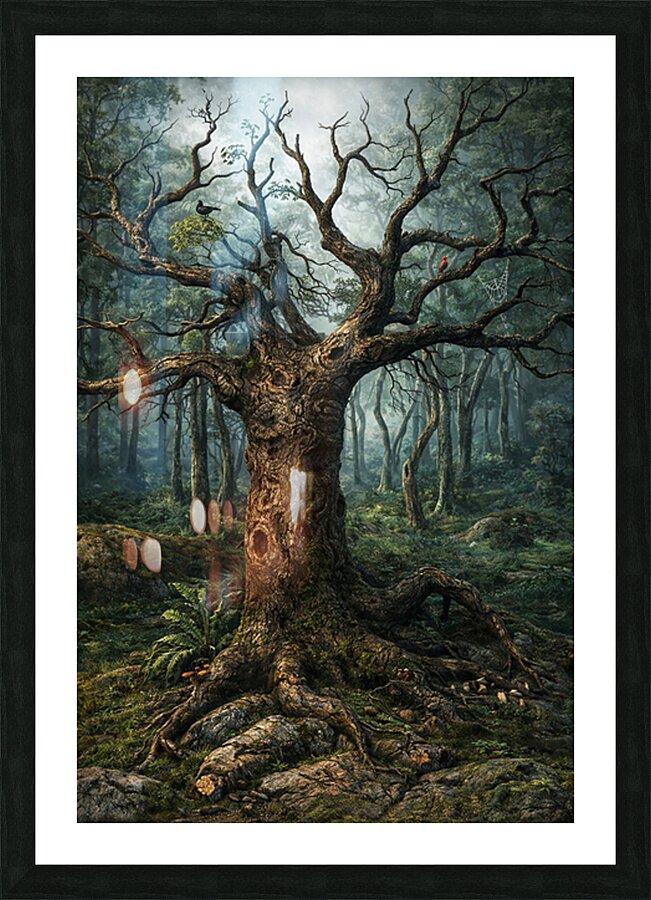 Magic tree Picture Frame print