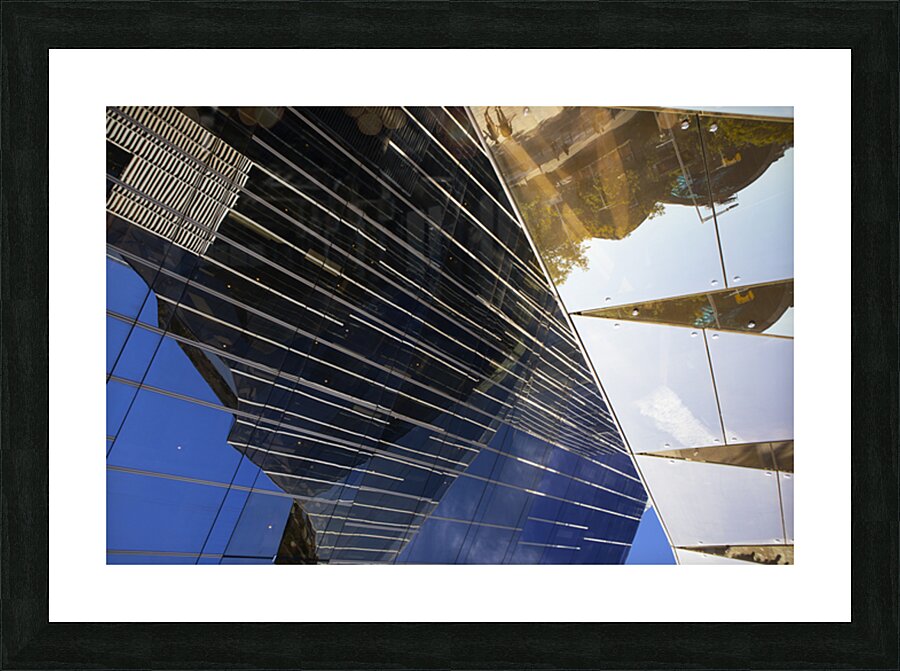 Shining glass Picture Frame print