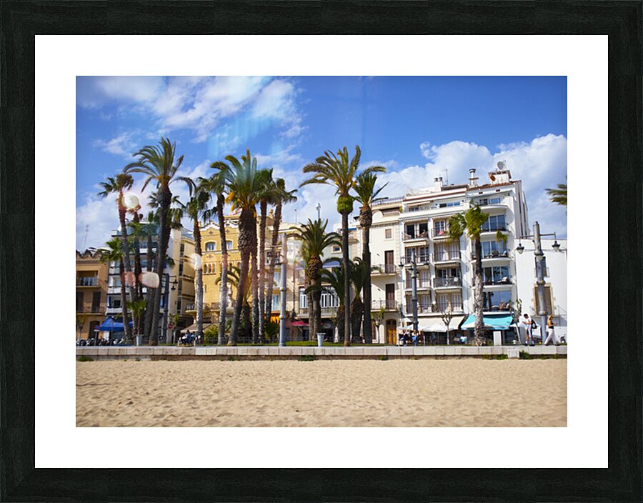 Golden sand Picture Frame print