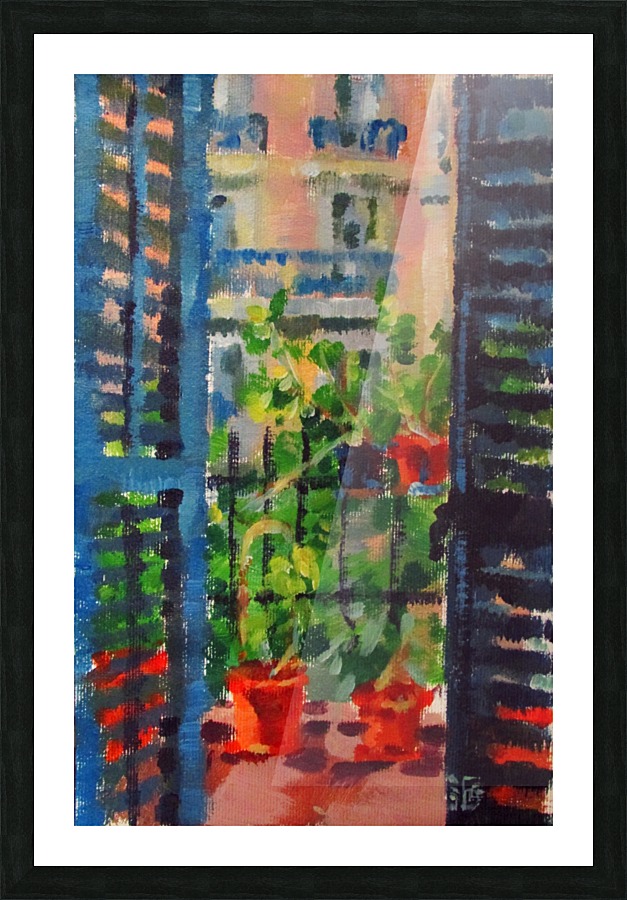 Balcony Picture Frame print