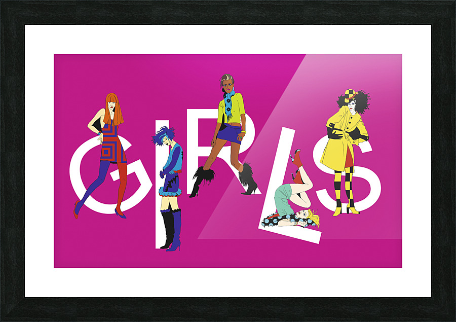 Girls Picture Frame print