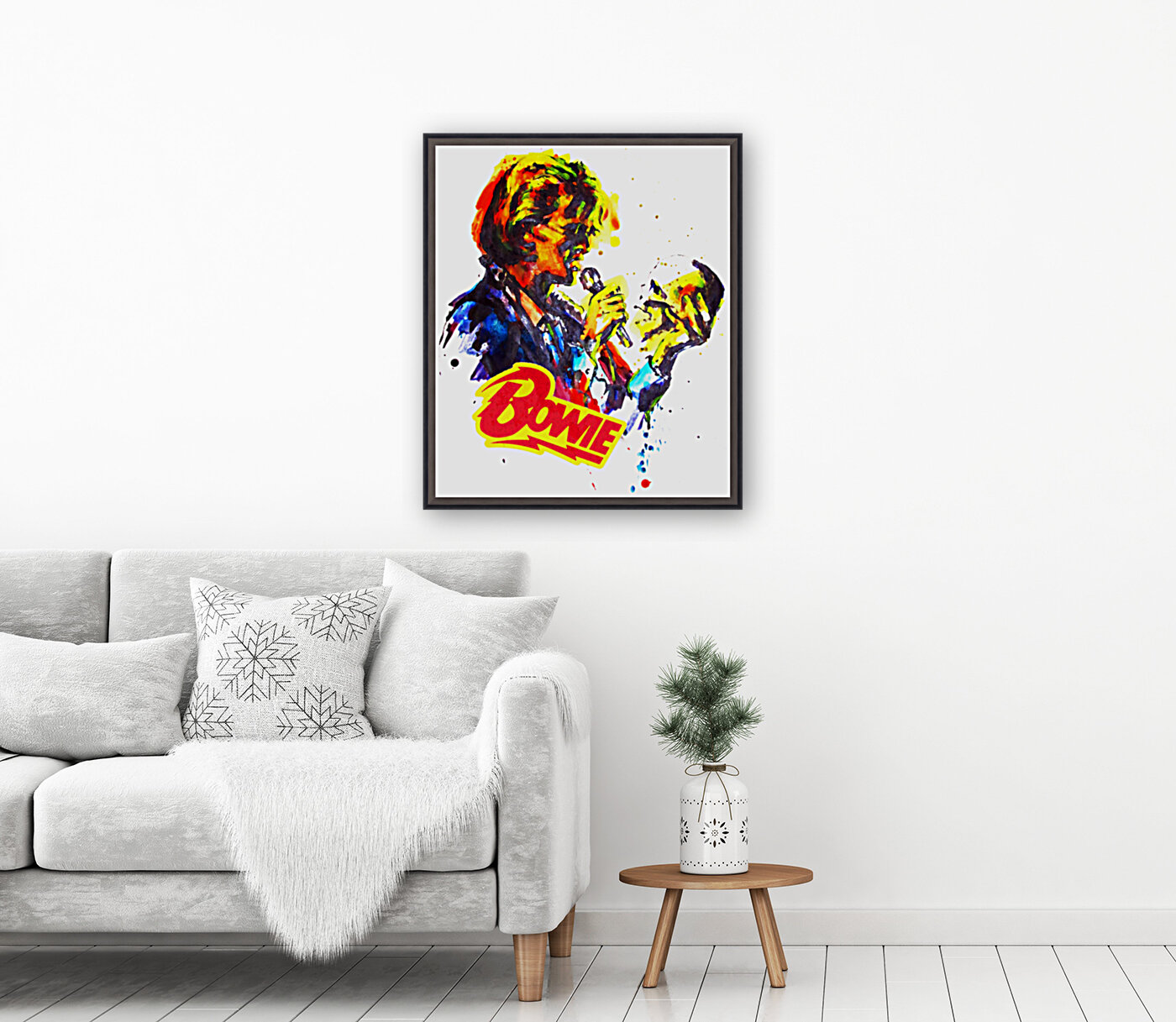 Bowie cracked Actor Reproduction