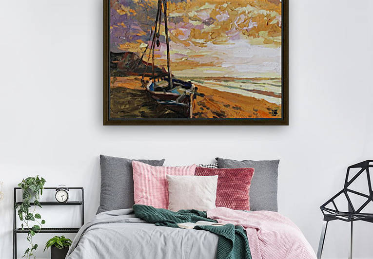 Golden sunset Reproduction