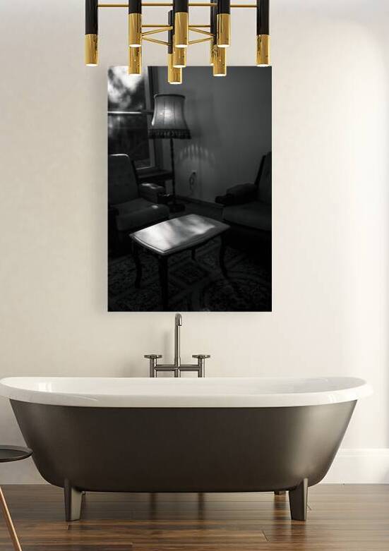 Light on the Marble Table. Minimalist Black & White Interior by Murat Kucukkarakasli
