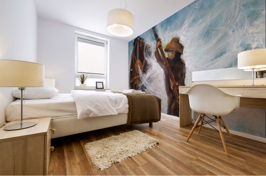 fisherman Mural print