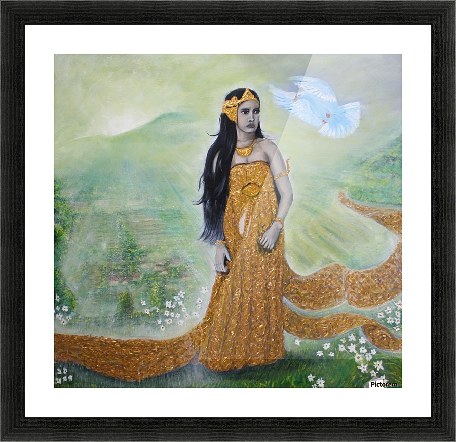 dewi Picture Frame print