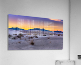 White Sands Sunset Acrylic Print