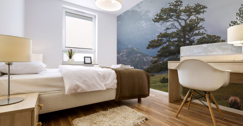 Mountain Elk Mural print
