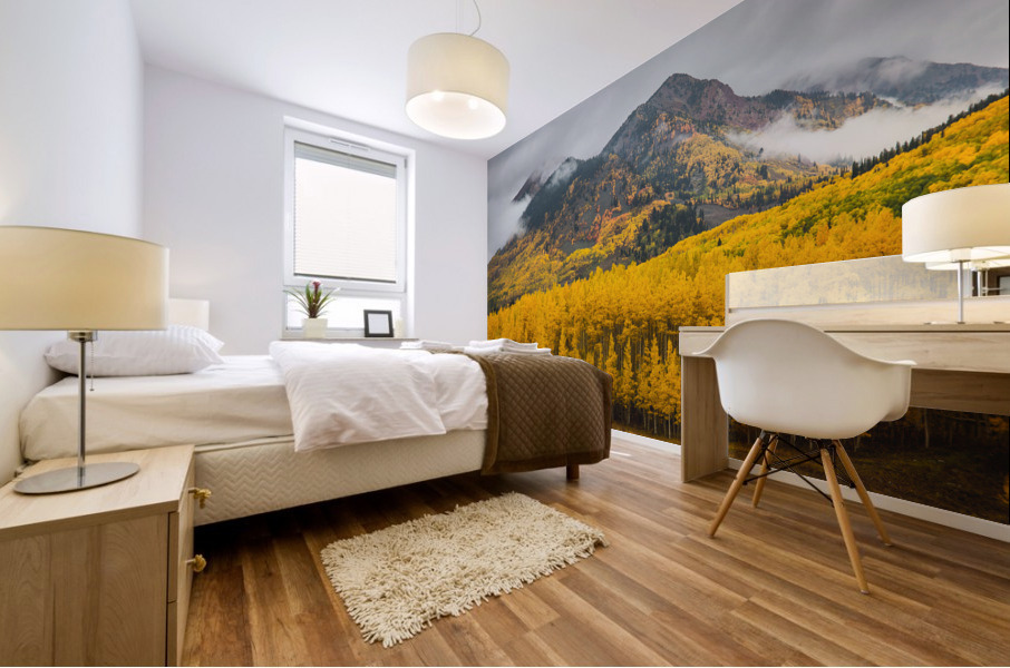 Fall Mountain Colors Mural print